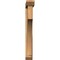 Ekena Millwork Westlake Slat Smooth Bracket w/ Offset Brace, Western Red Cedar, 5 1/2"W x 36"D x 44"H BKT0604X36X44WTL06SWR - alternate 3